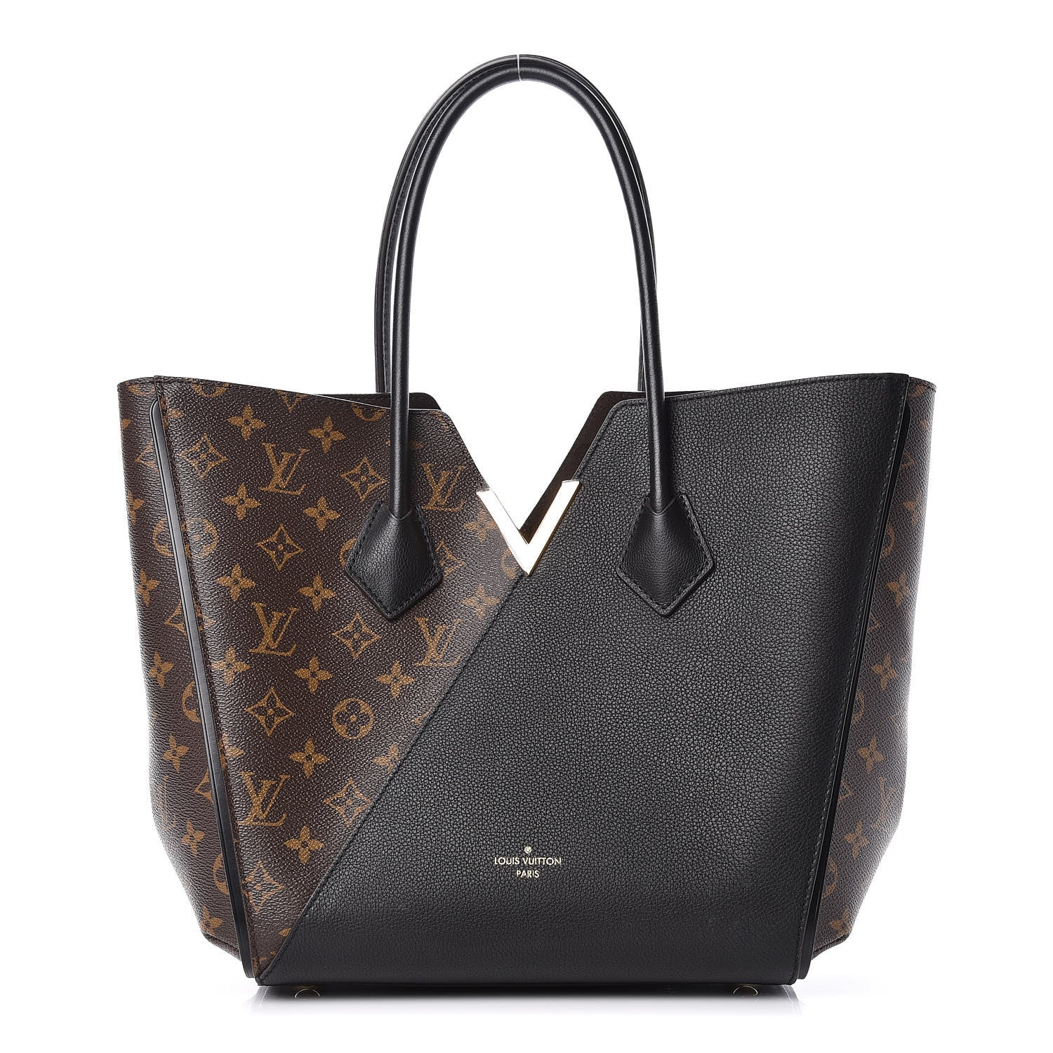 Louis Vuitton Calfskin Monogram Kimono Tote Black 1 of 9