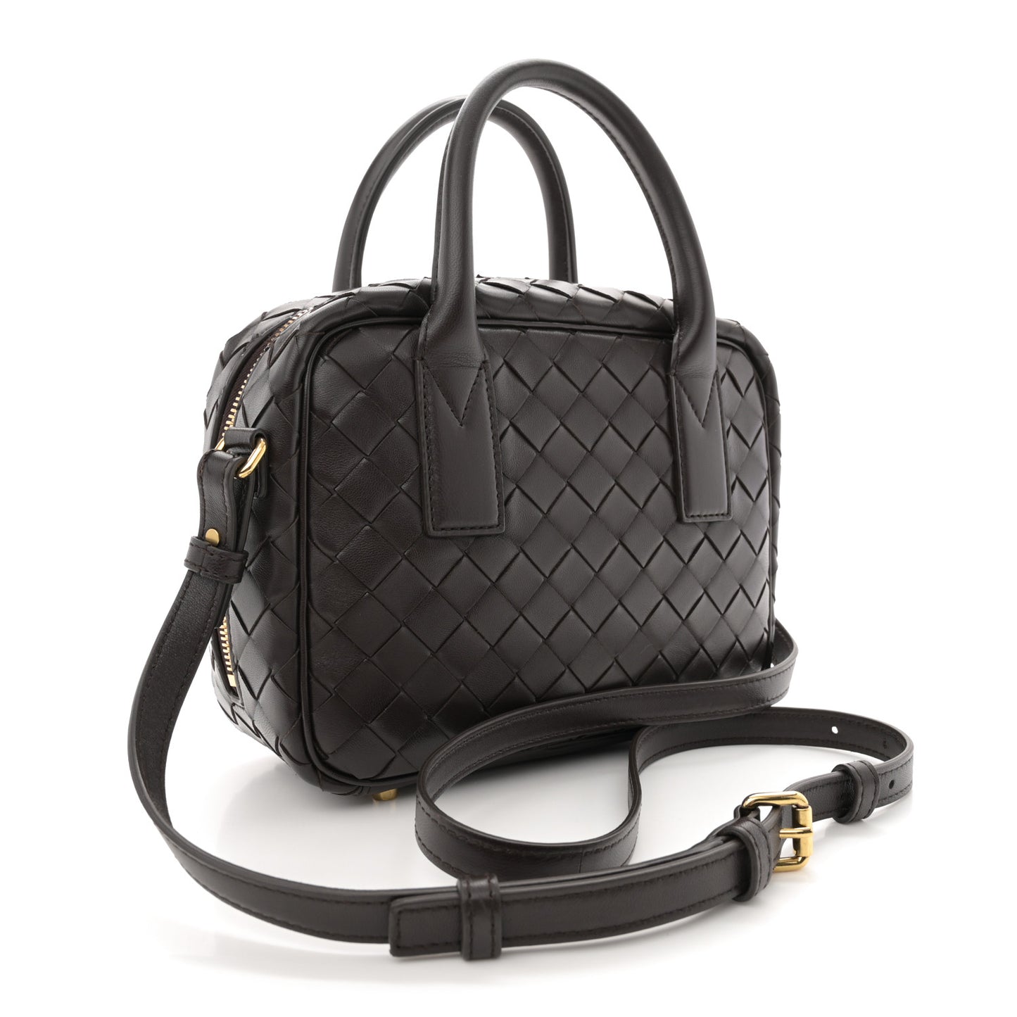 Lambskin Intrecciato Small Getaway Fondant