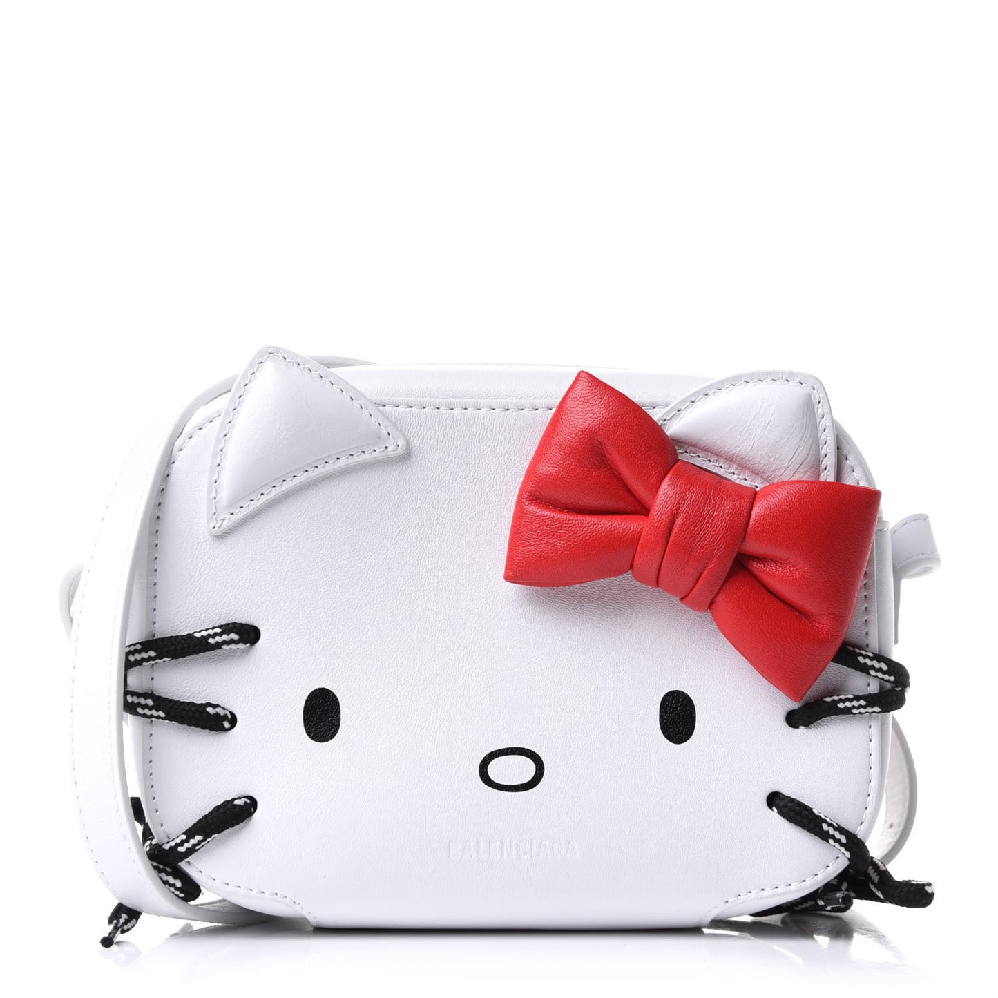 Calfskin Hello Kitty Camera Bag XS Optic White