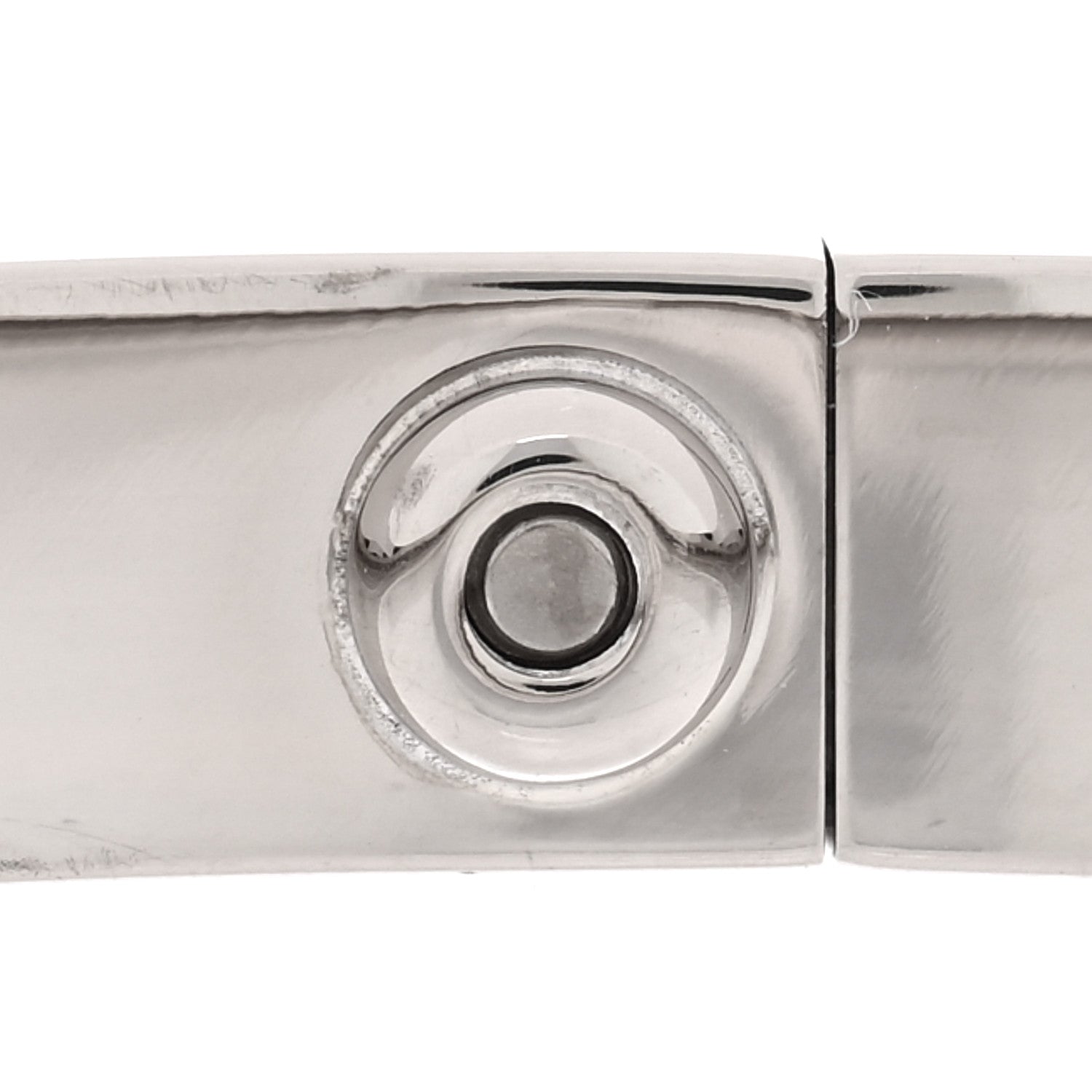 Cartier 18K White Gold LOVE Bracelet 18 8 of 8
