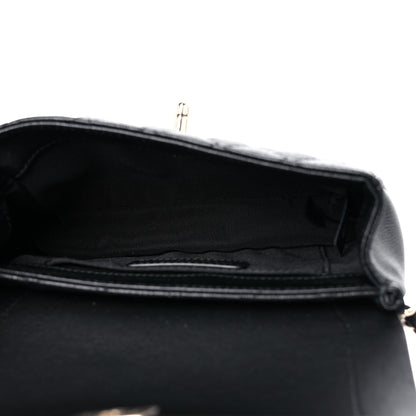 Chanel Calfskin Flap Chain Waist Bag Black 5 of 11