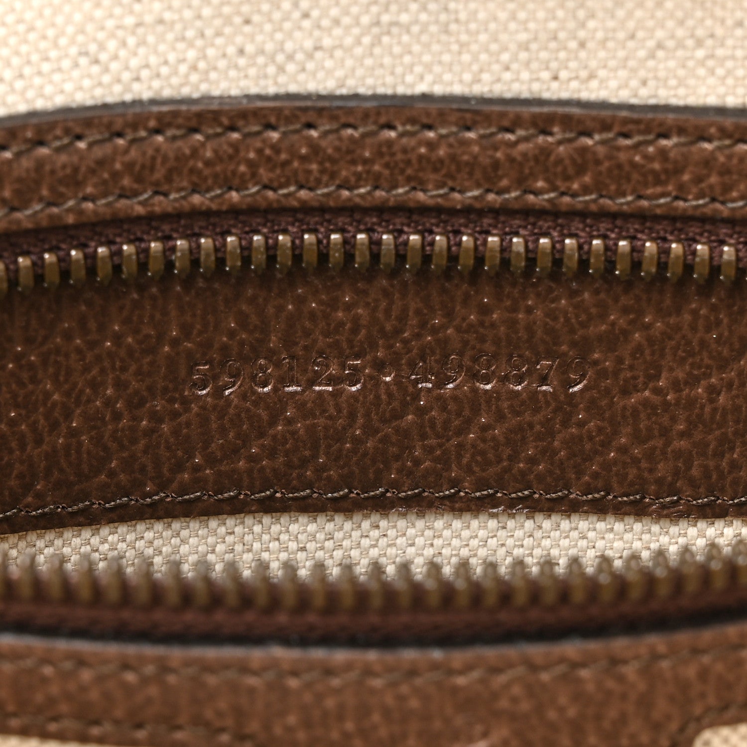 Gucci GG Supreme Monogram Web Small Ophidia Half Moon Hobo Brown 6 of 10