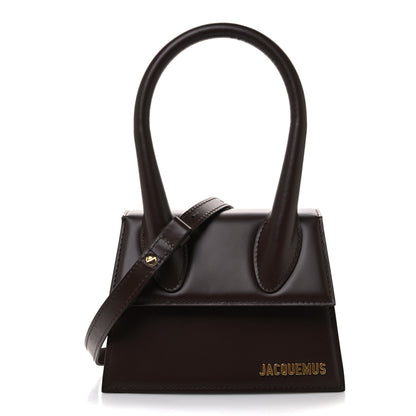 Jacquemus Smooth Calfskin Le Chiquito Moyen Dark Brown 1 of 10