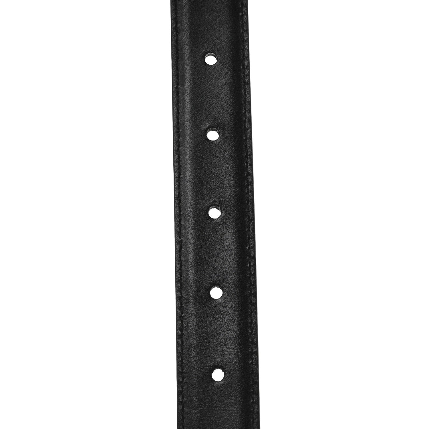Celine Box Calfskin Medium 25mm Triomphe Belt 80 32 Black 5 of 6