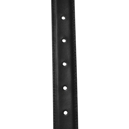 Celine Box Calfskin Medium 25mm Triomphe Belt 80 32 Black 5 of 6