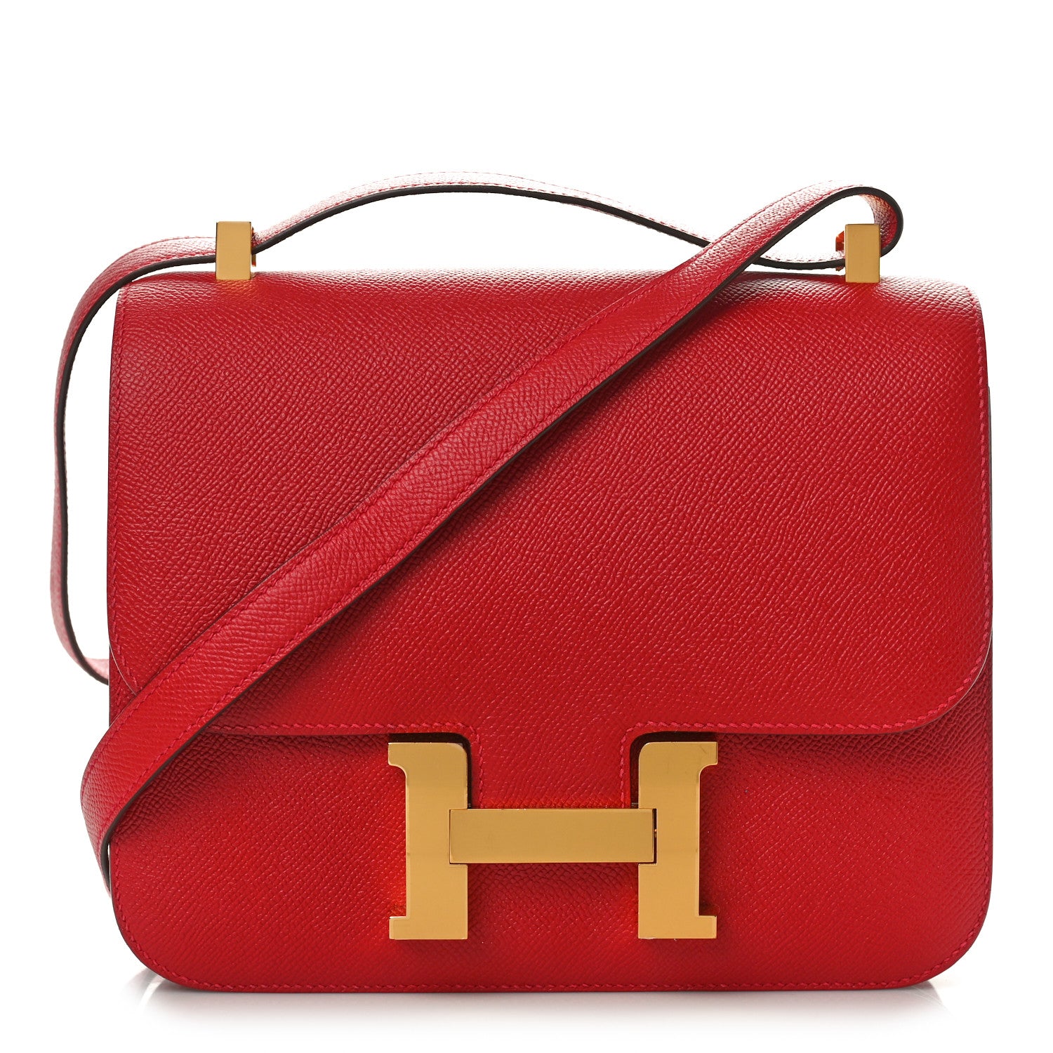 Hermes Epsom Constance 24 Rouge Casaque 1 of 11