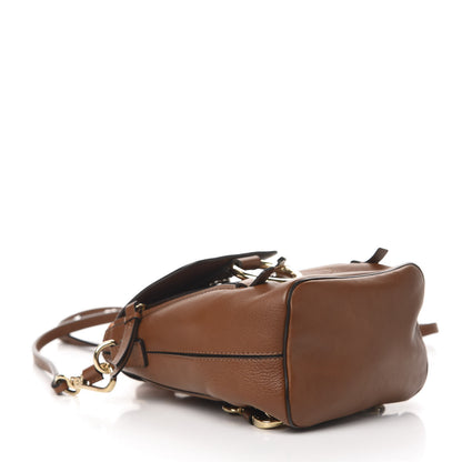 Chloe Suede Calfskin Mini Faye Backpack Tan 3 of 9