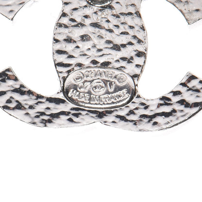 Chanel Pearl CC Earrings Silver 4 of 5