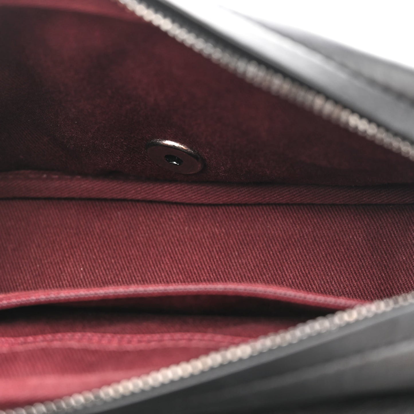 Aged Calfskin Quilted Small Easy Flap Black