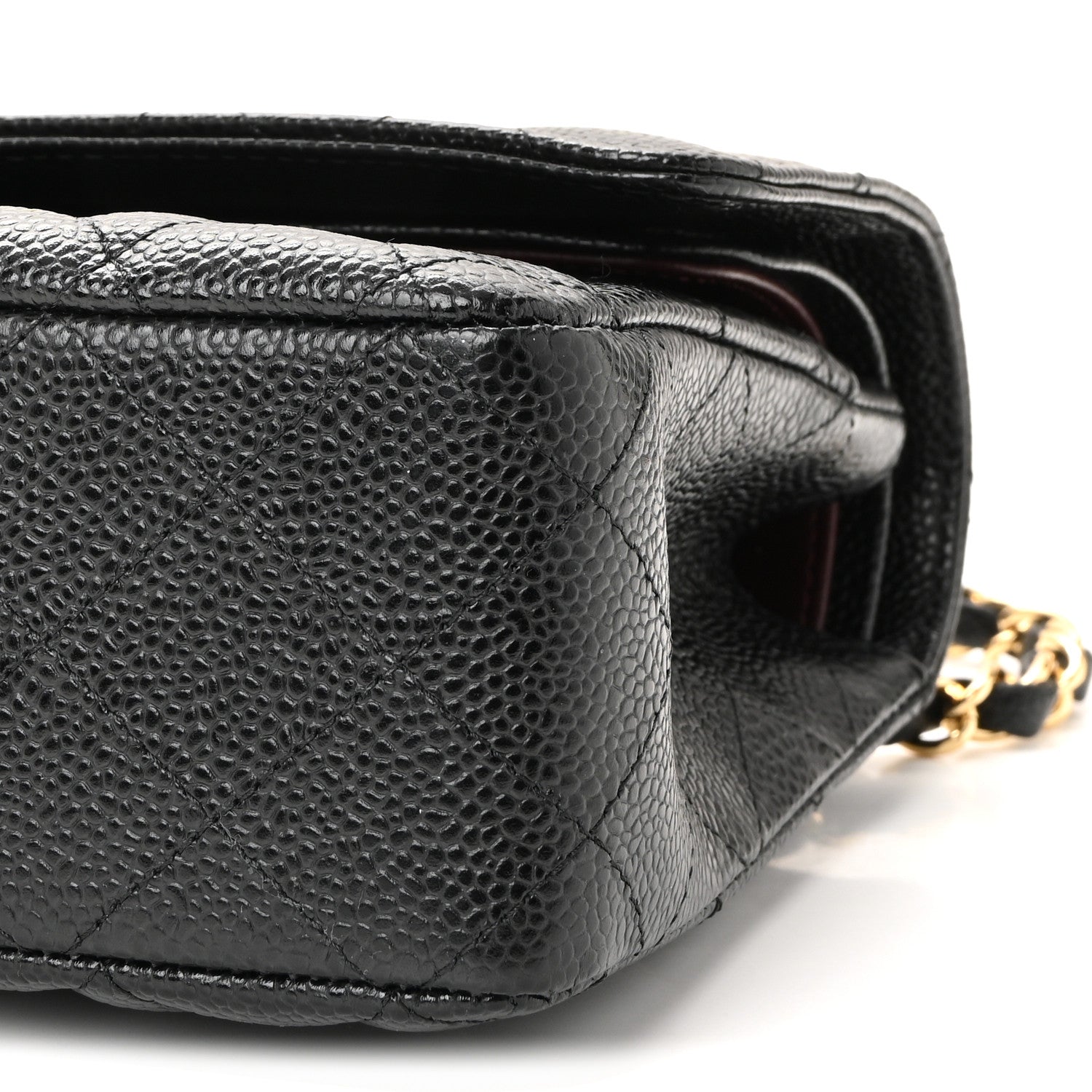 Chanel Caviar Quilted Medium Double Flap Black 10 of 11