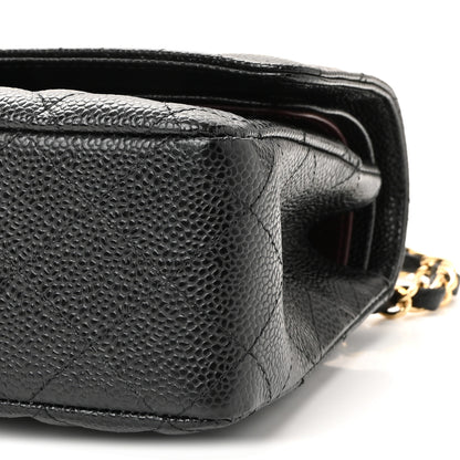 Chanel Caviar Quilted Medium Double Flap Black 10 of 11