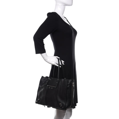 Balenciaga Veau Papier B4 Zip Around Tote Black 3 of 12