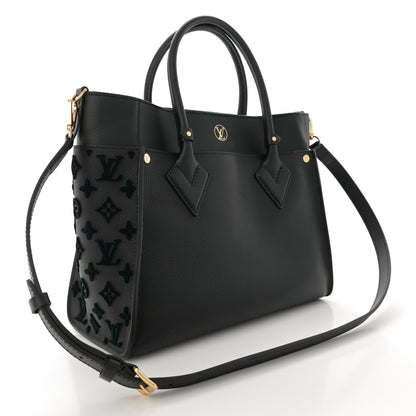 Louis Vuitton Calfskin Monogram Tufting On My Side Black 3 of 12