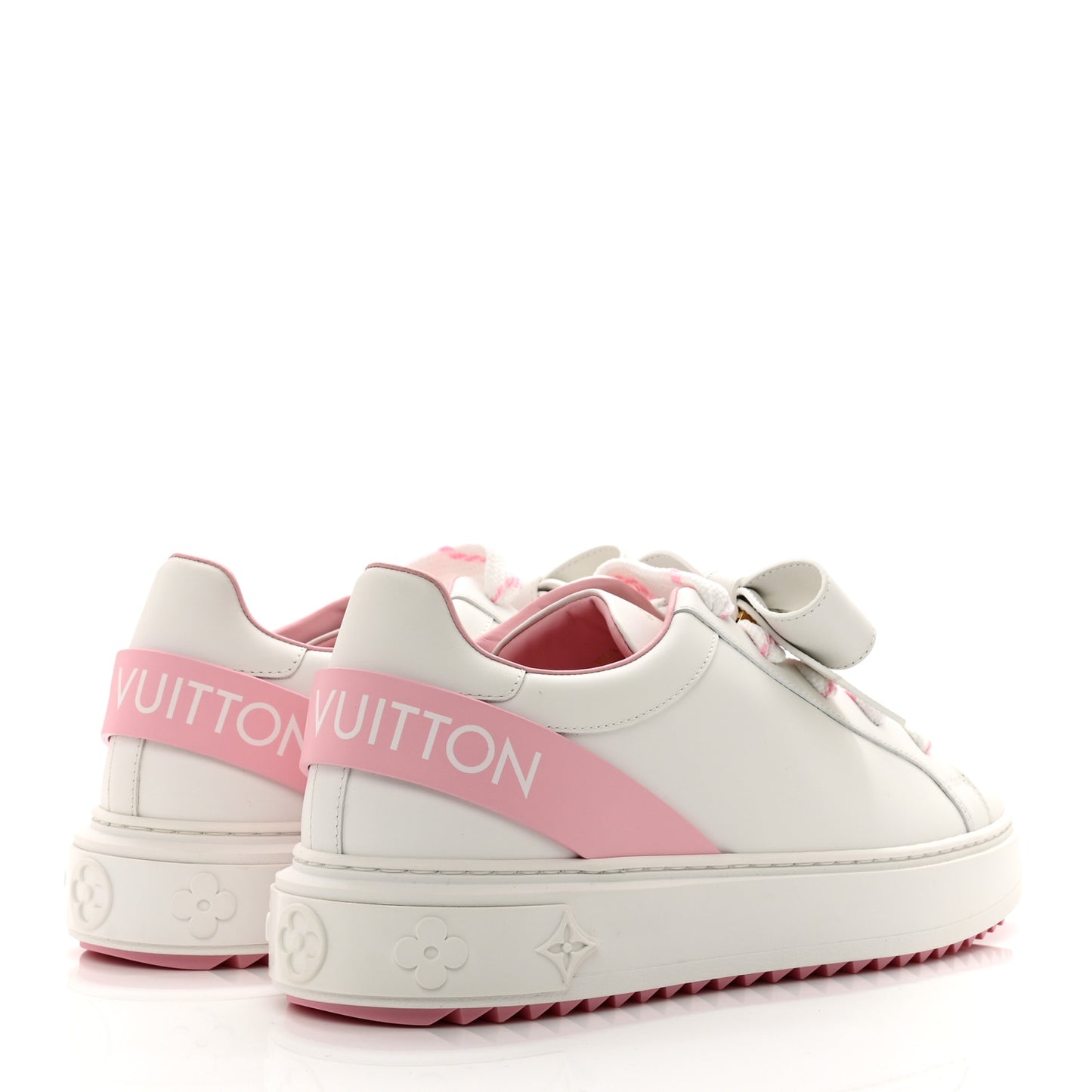 Time Out Bow Sneakers 40 White Pink