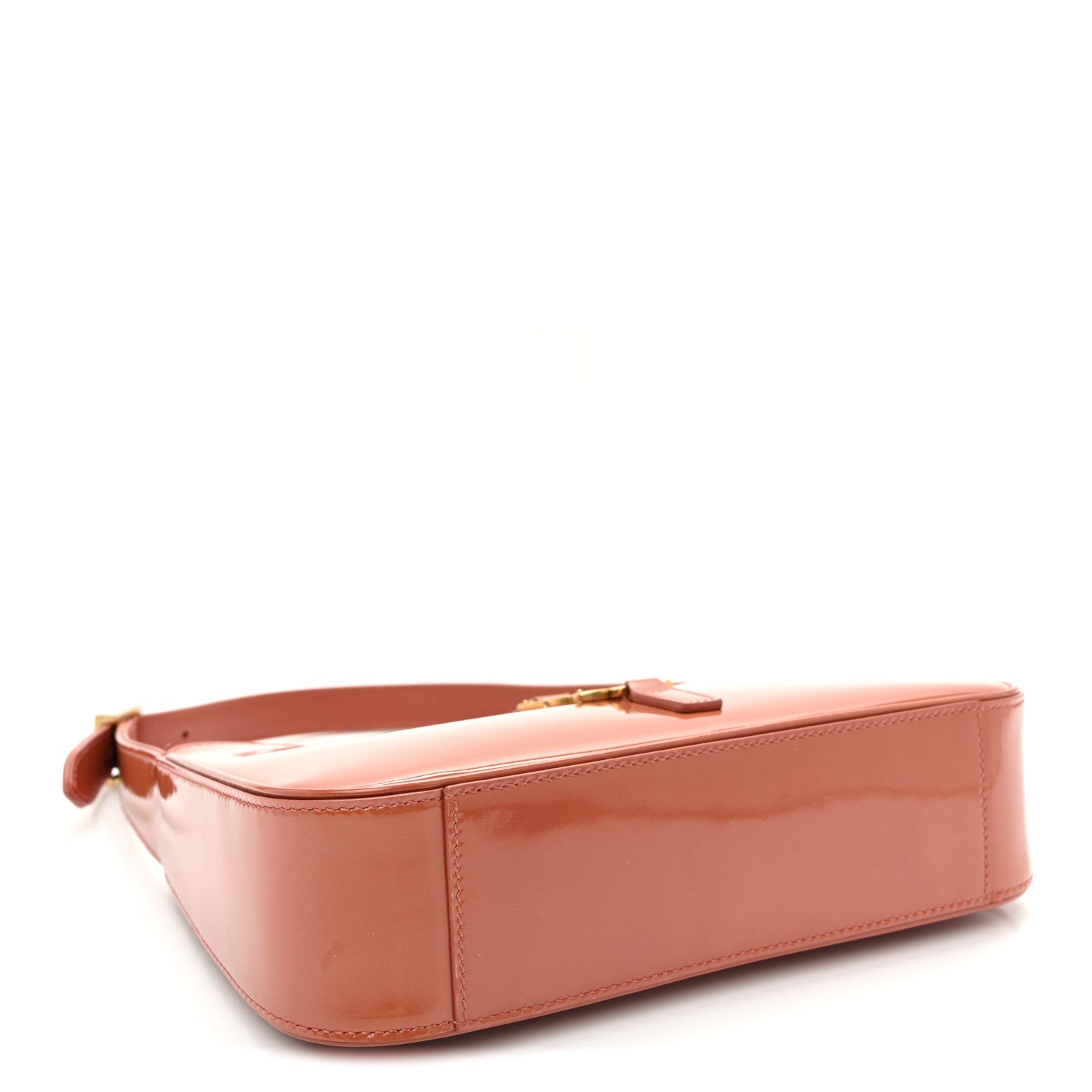 Saint Laurent Patent Le 5 A 7 Hobo Mild Rose 4 of 10