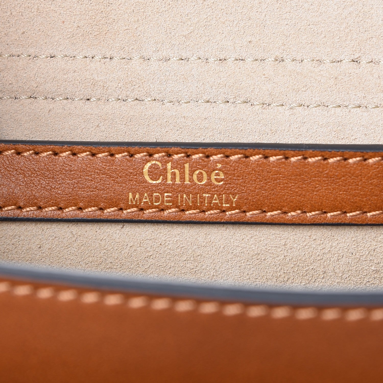 Chloe Calfskin Braided Medium Hudson Shoulder Bag Caramel 5 of 6