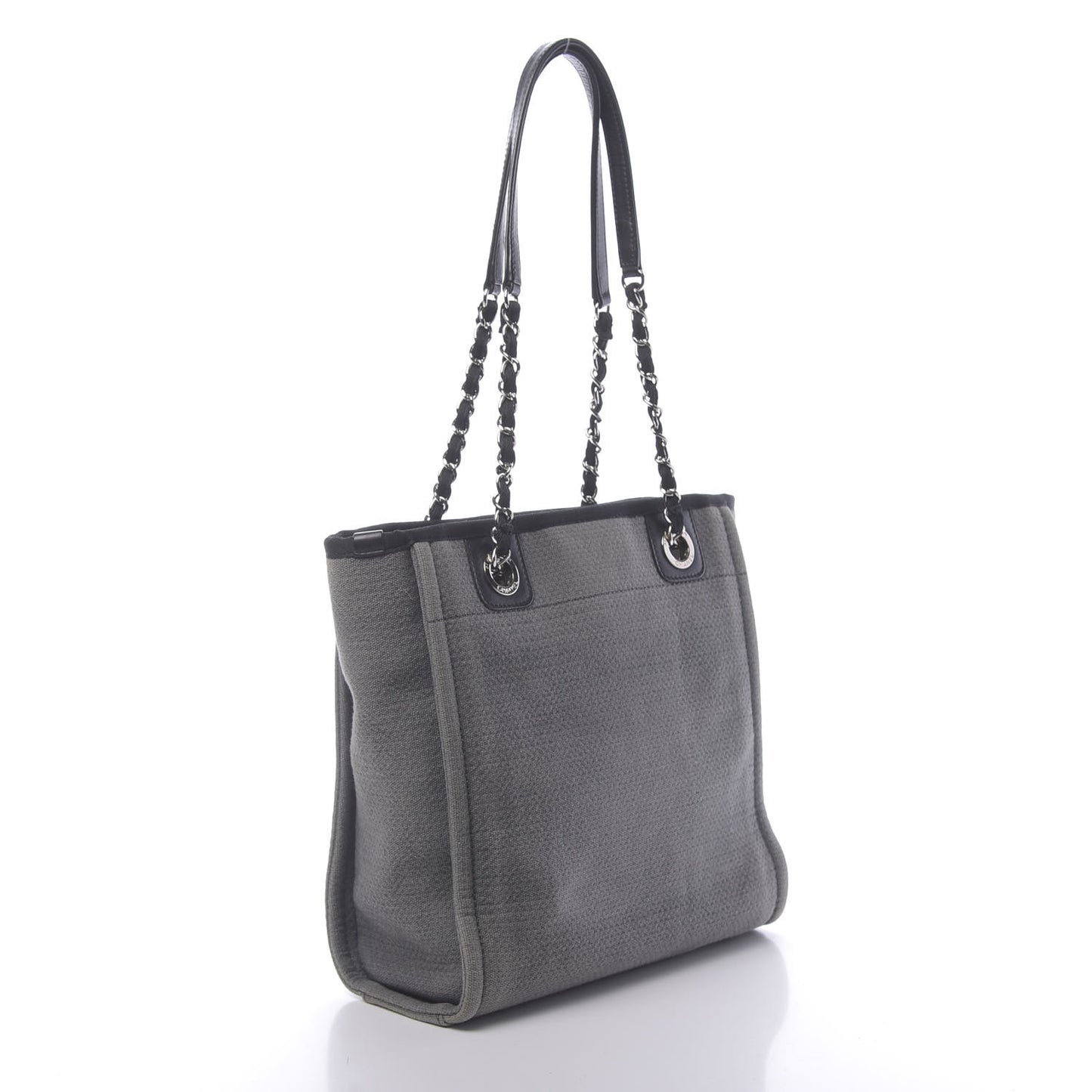 Canvas Mini Deauville Tote Grey