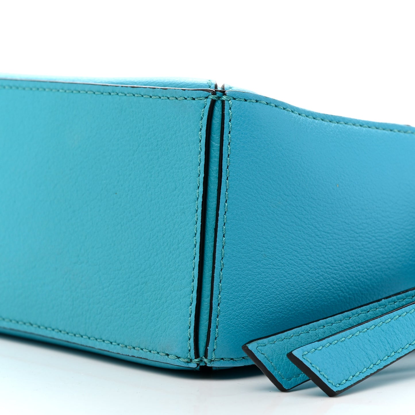 Calfskin Mini Puzzle Bag Cyan
