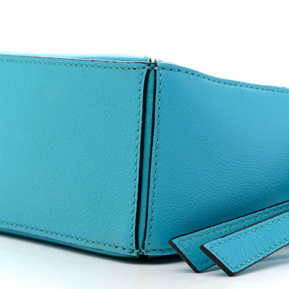 Loewe Calfskin Mini Puzzle Bag Cyan 10 of 10