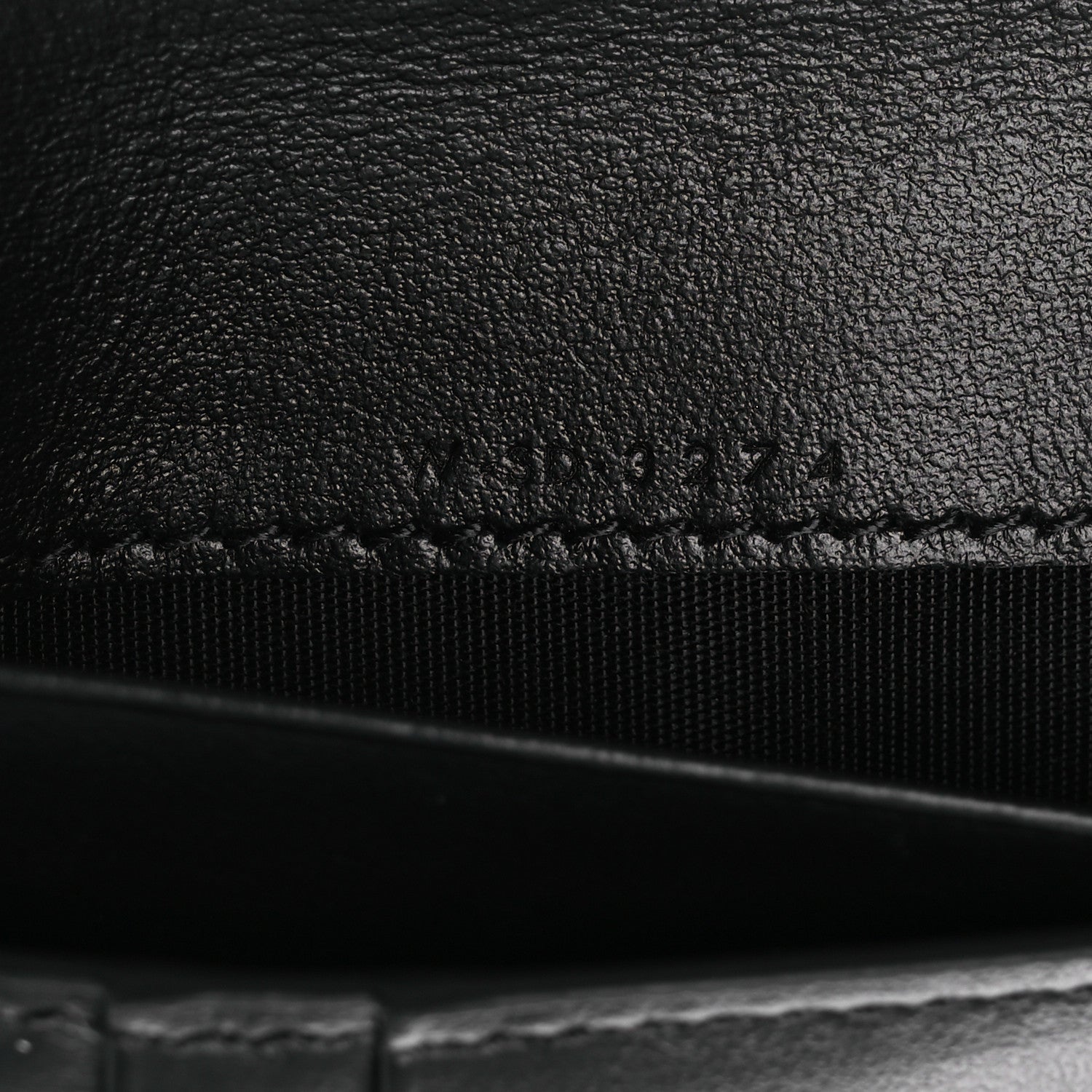 Celine Satinated Calfskin 16 Card Holder With Flap Black 9 of 12