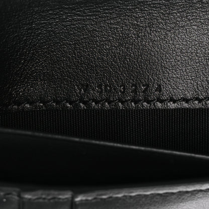 Celine Satinated Calfskin 16 Card Holder With Flap Black 9 of 12