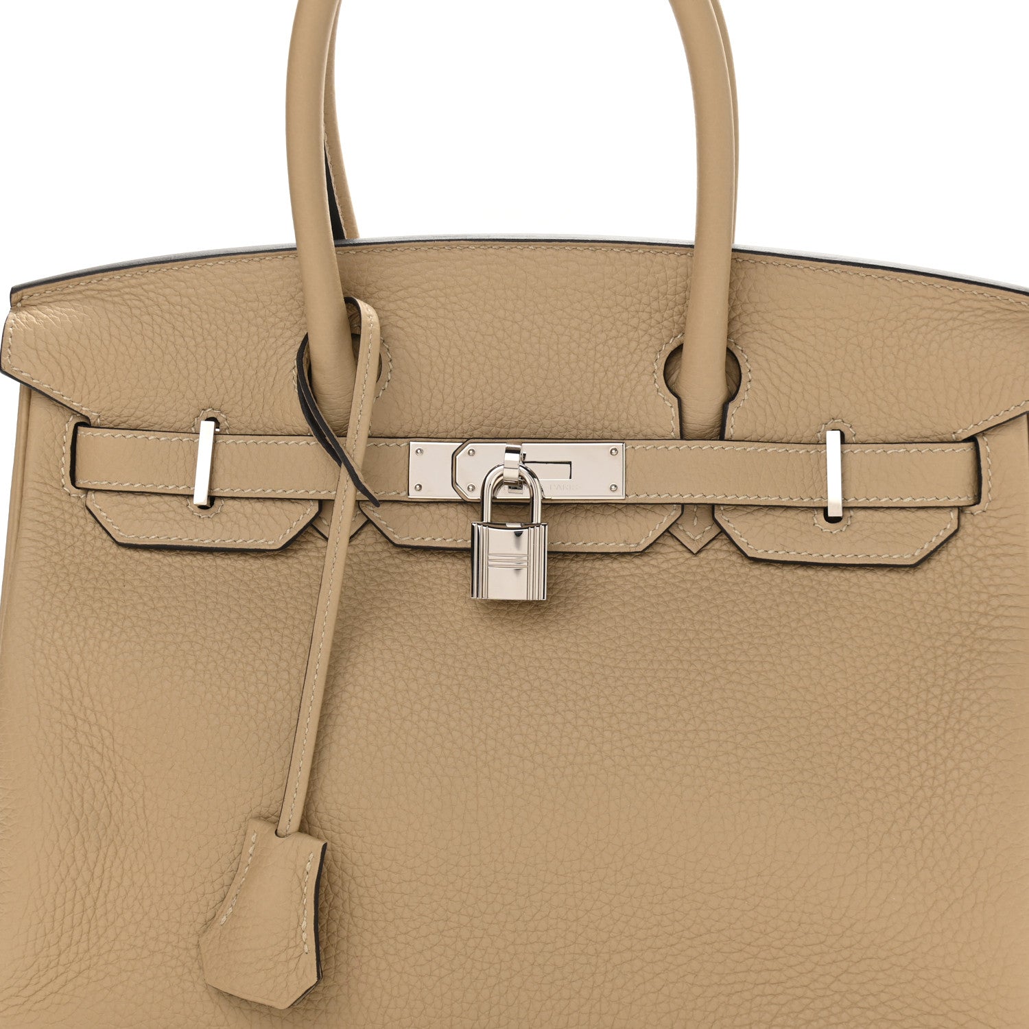 Hermes Taurillon Clemence Birkin 30 Trench 7 of 9