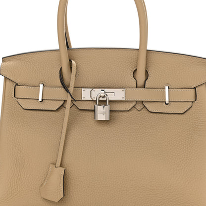 Hermes Taurillon Clemence Birkin 30 Trench 7 of 9