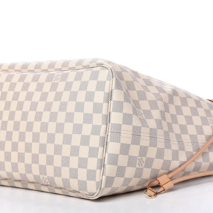 Louis Vuitton Damier Azur Neo Neverfull GM Rose Ballerine 7 of 11