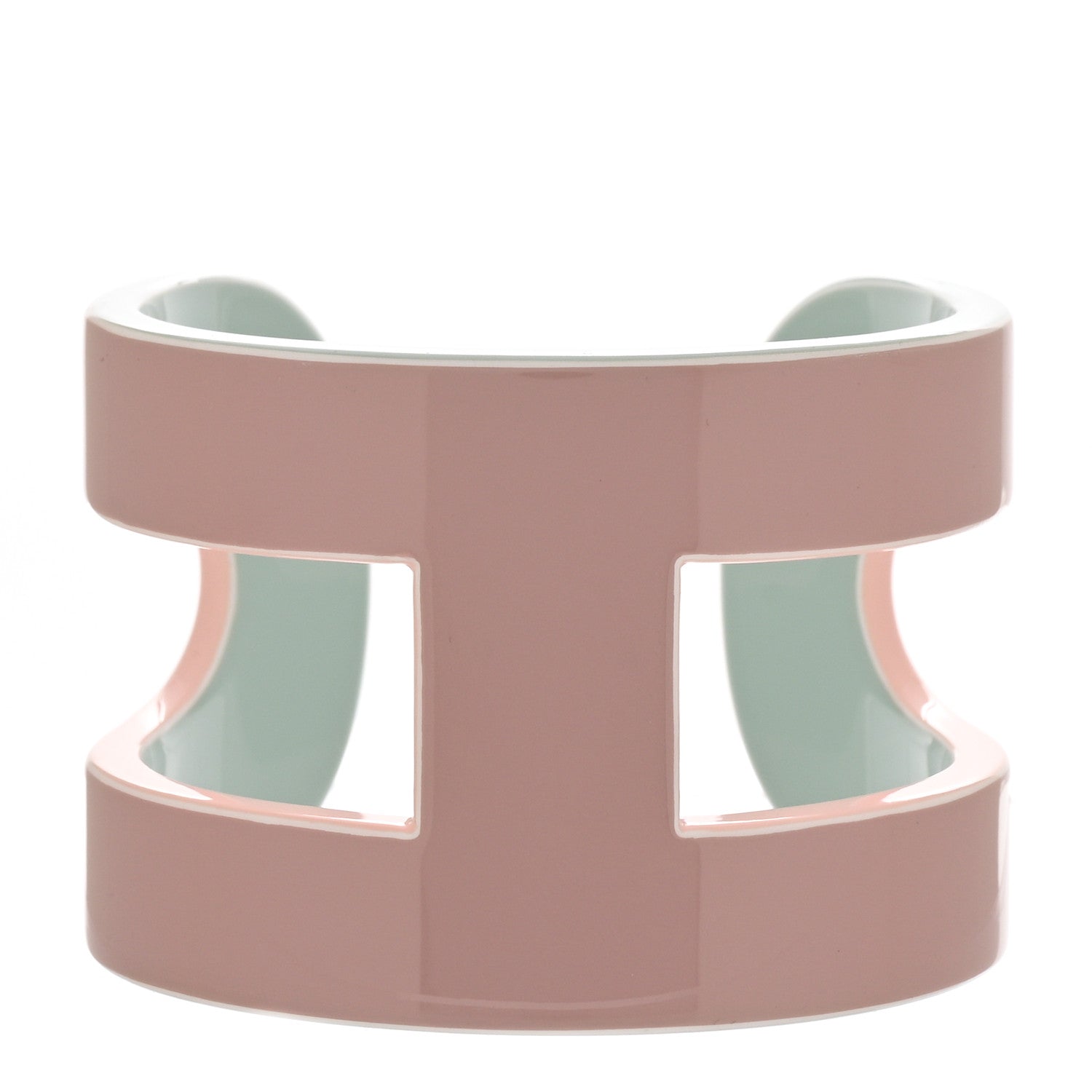 Hermes Lacquered Wood Ano Cuff PM 1 of 5