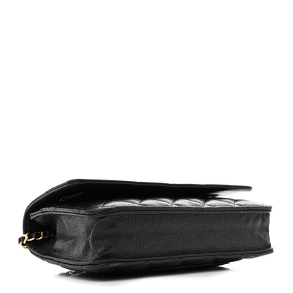 Chanel Caviar Quilted Wallet on Chain WOC Black 4 of 11