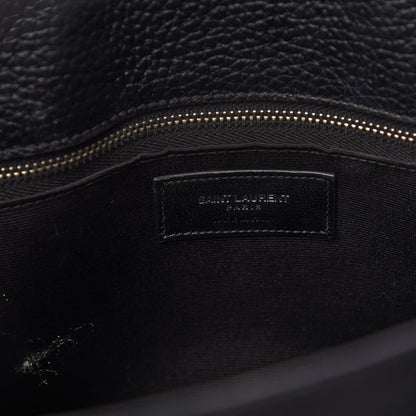 Saint Laurent Grained Calfskin Small Sac De Jour Black 10 of 12