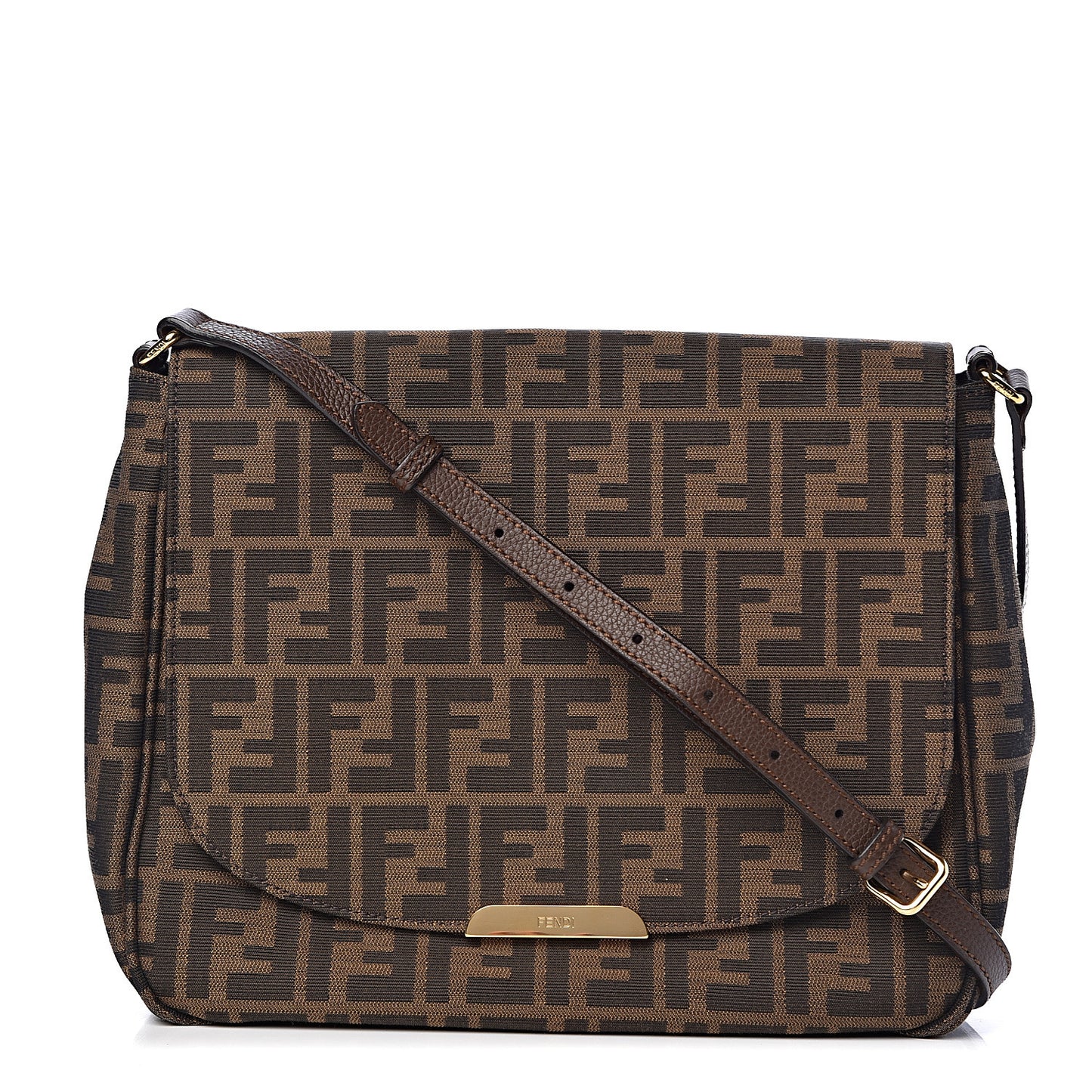Zucca Vitello Artic Messenger Bag Tobacco Castagna