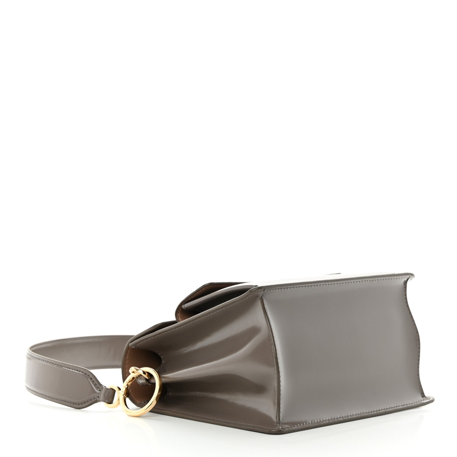 Marc Jacobs Shiny Calfskin Uptown Shoulder Bag Iron 4 of 11