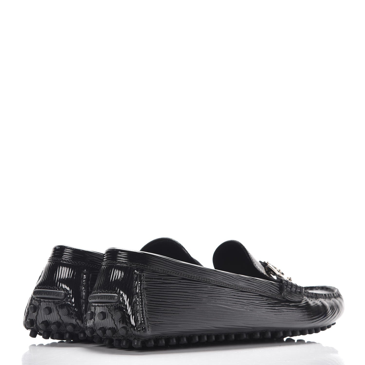 Louis Vuitton Electric Epi Driving Loafers 36.5 Black 4 of 10