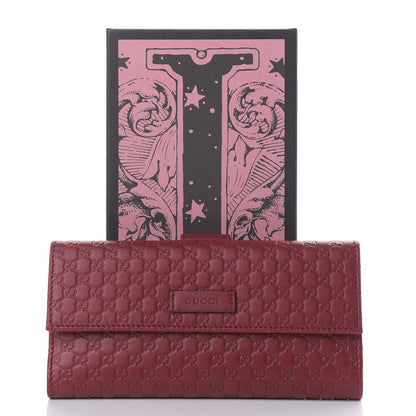 Gucci Microguccissima Continental Flap Wallet Red 7 of 7
