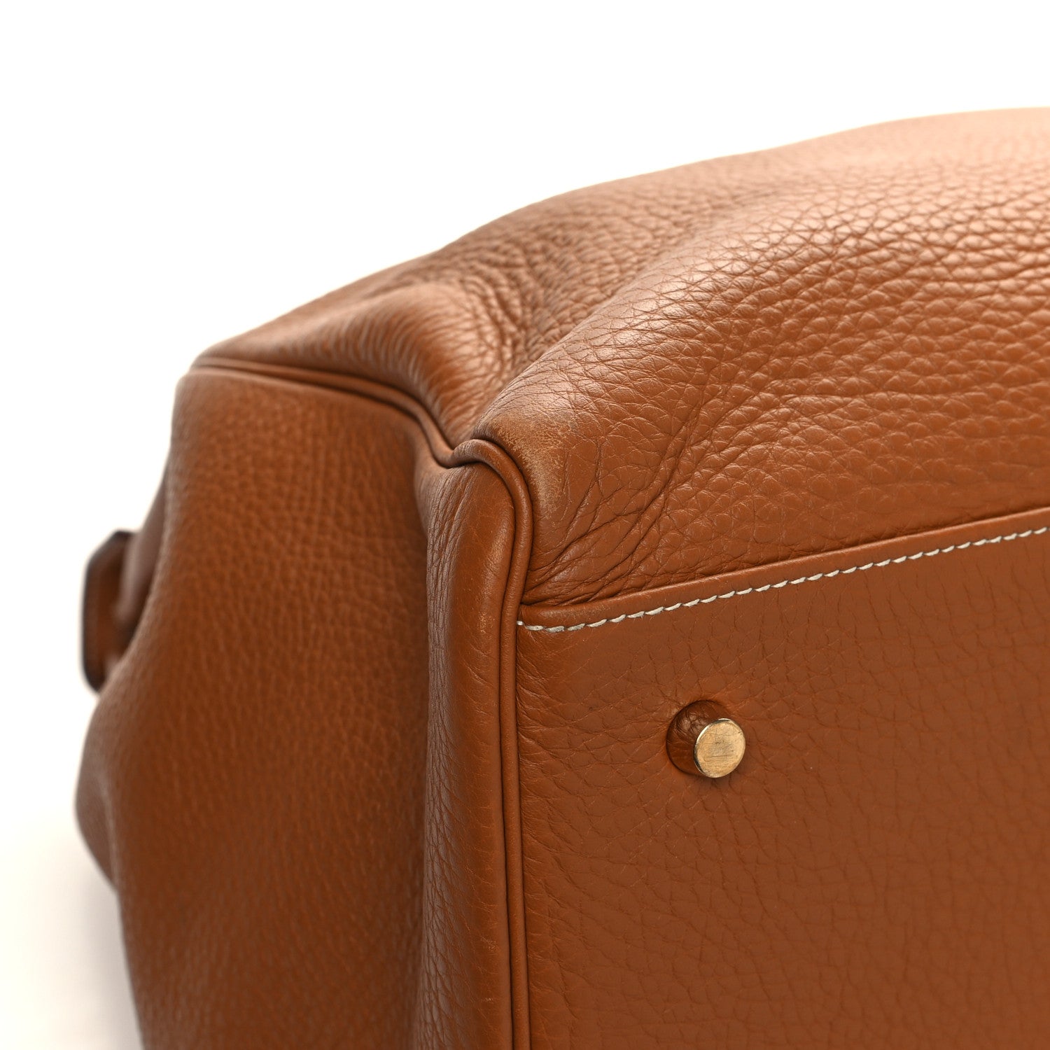 Hermes Taurillon Clemence Voyage Kelly 50 Gold 9 of 14