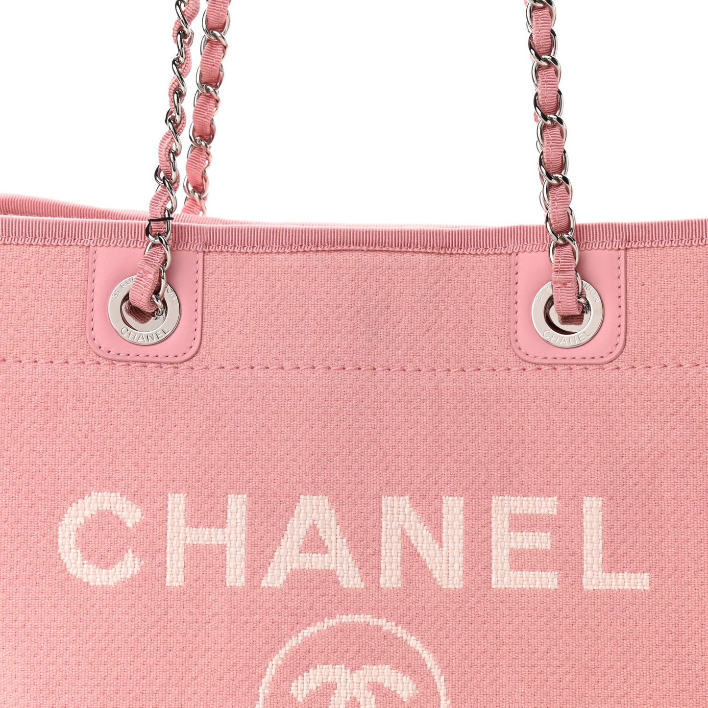 Mixed Fibers Small Deauville Tote Pink