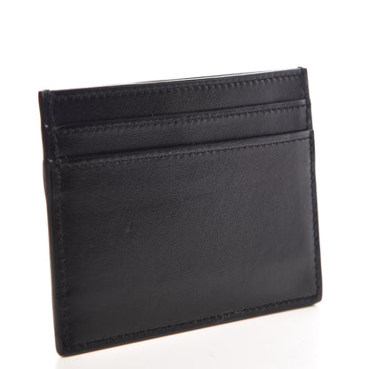 Saint Laurent Calfskin Plate Card Case Black 3 of 7