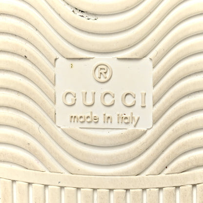 Gucci Calfskin Crocodile Web Mens Ace Sneakers 9 White Green 6 of 12