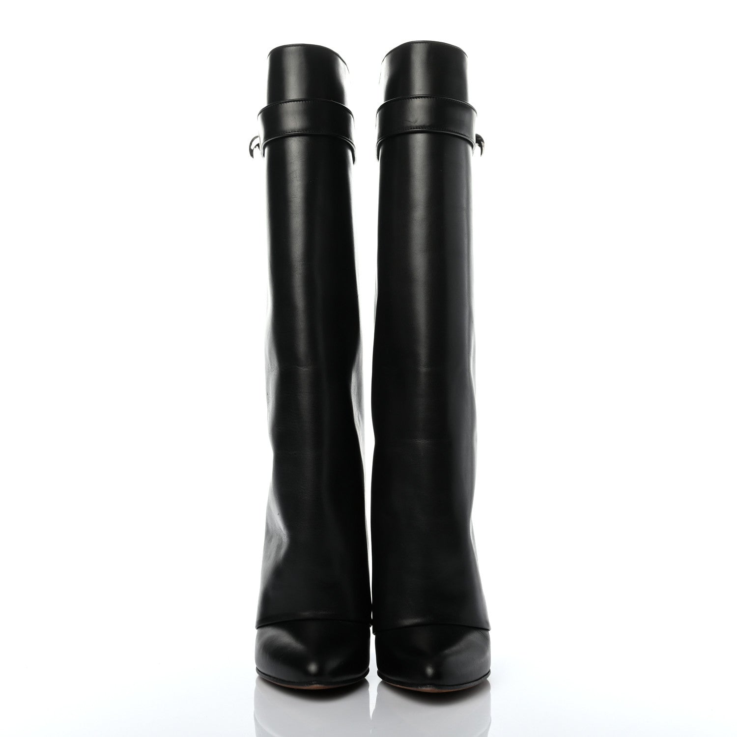Givenchy Calfskin Newton Over The Knee Boots 36.5 Black 2 of 9