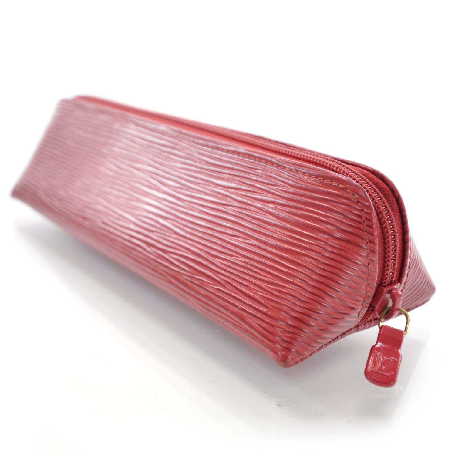 Louis Vuitton Epi Trousse Crayons Pencil Holder Red 3 of 10