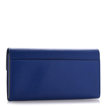Louis Vuitton Epi Sarah Wallet NM Blue Celeste 3 of 8