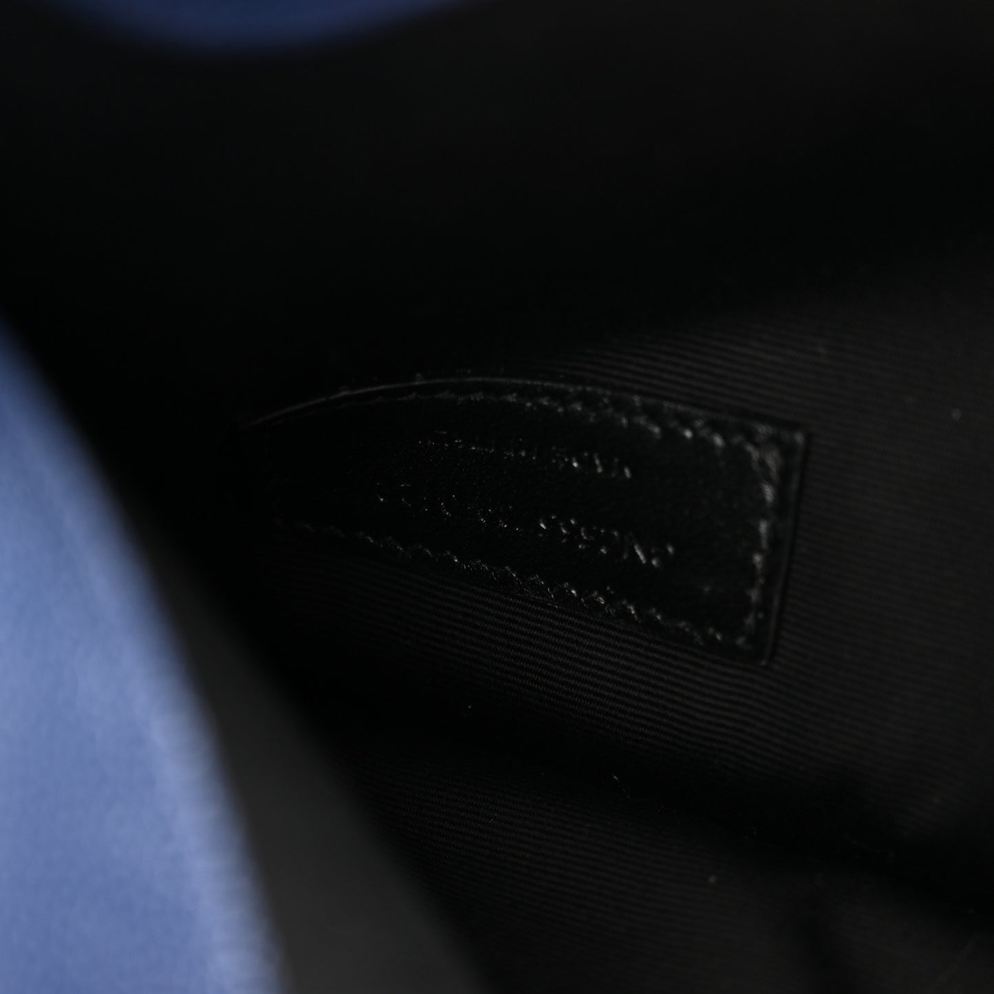 Grain De Poudre Uptown Pouch Blue Charron