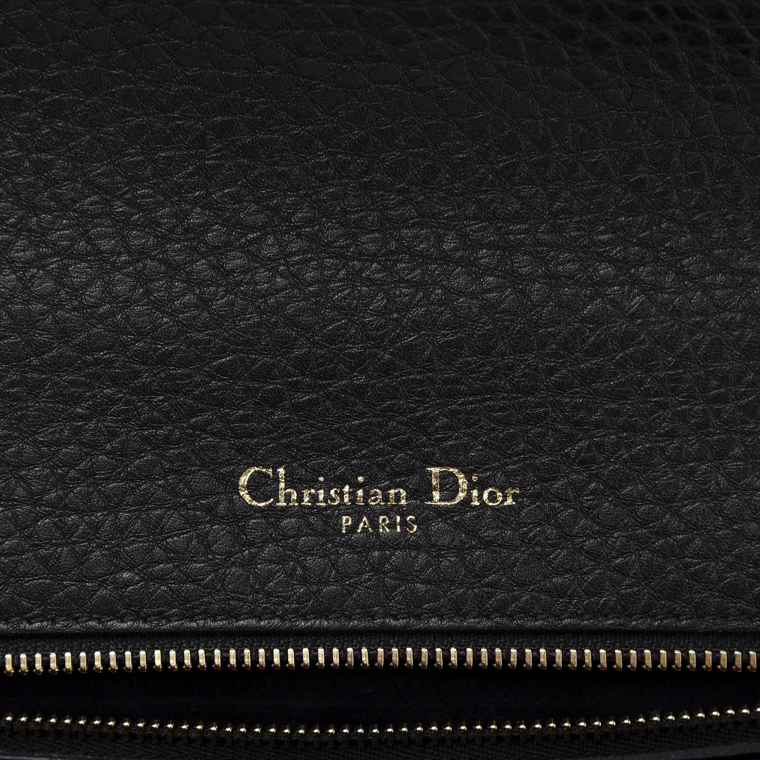Christian Dior Grained Calfskin Medium Diorama Flap Bag Black 6 of 10