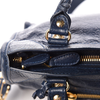 Balenciaga Agneau Giant 12 Gold Hardware Mini City Bleu Obscur 11 of 19