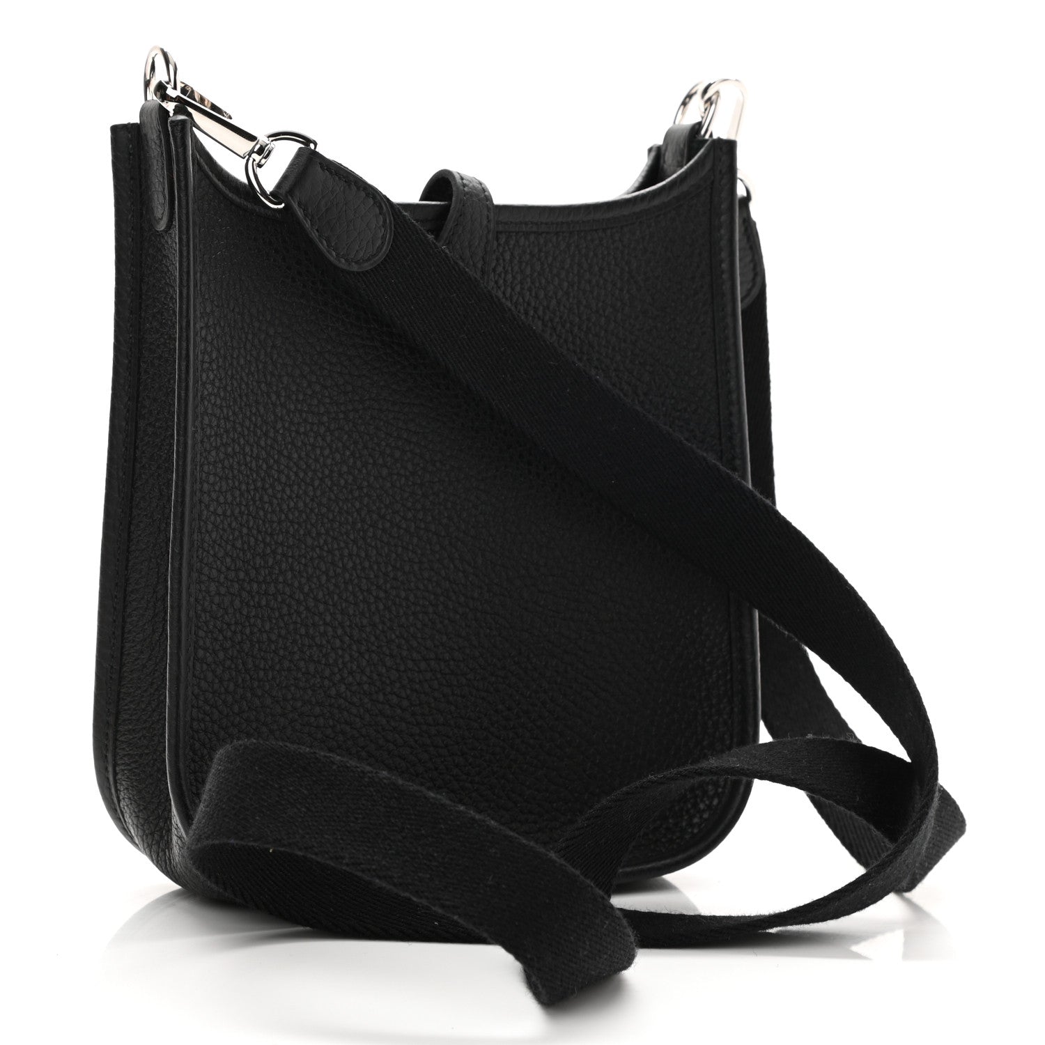 Hermes Taurillon Clemence Evelyne TPM Black 3 of 10