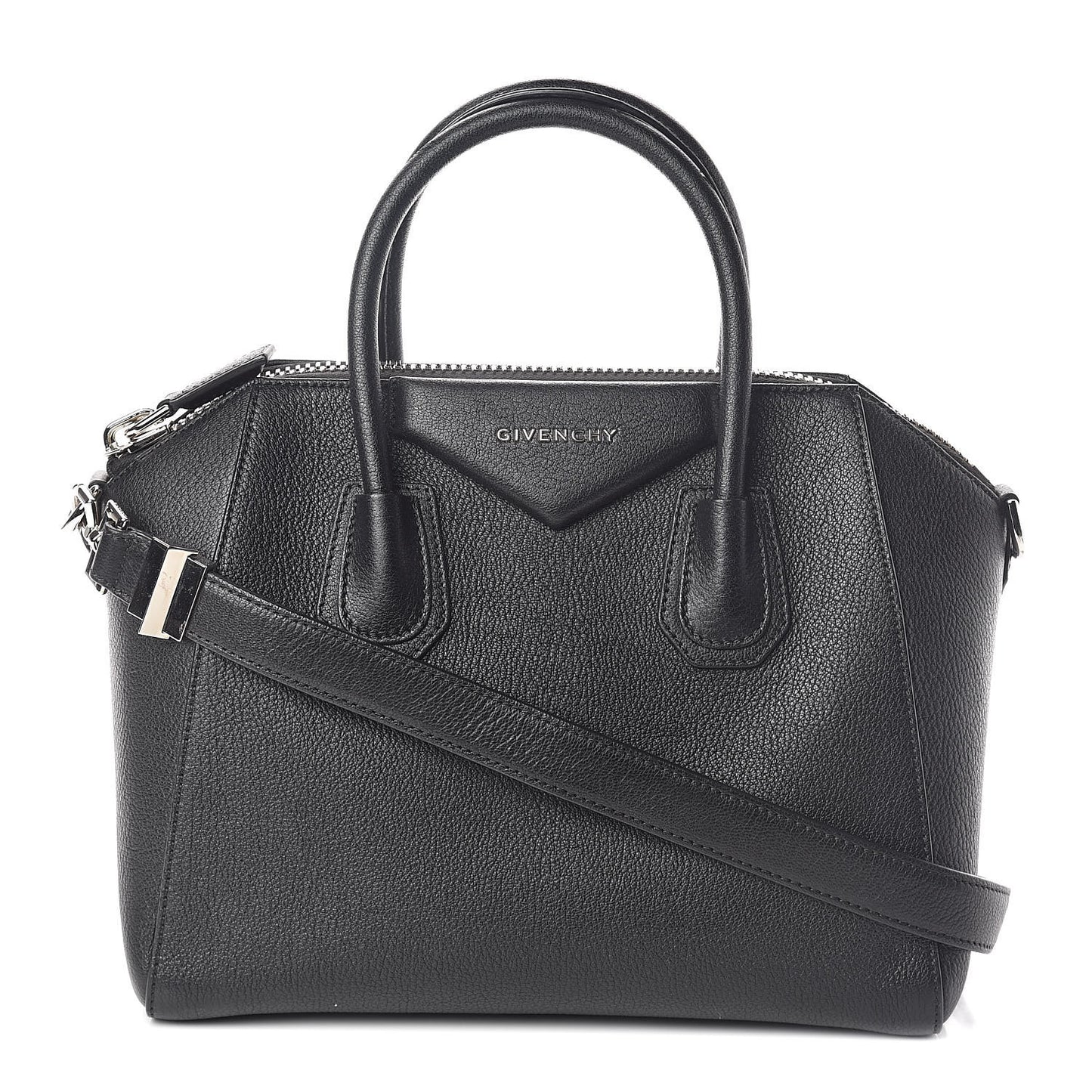 Sugar Goatskin Small Antigona Black