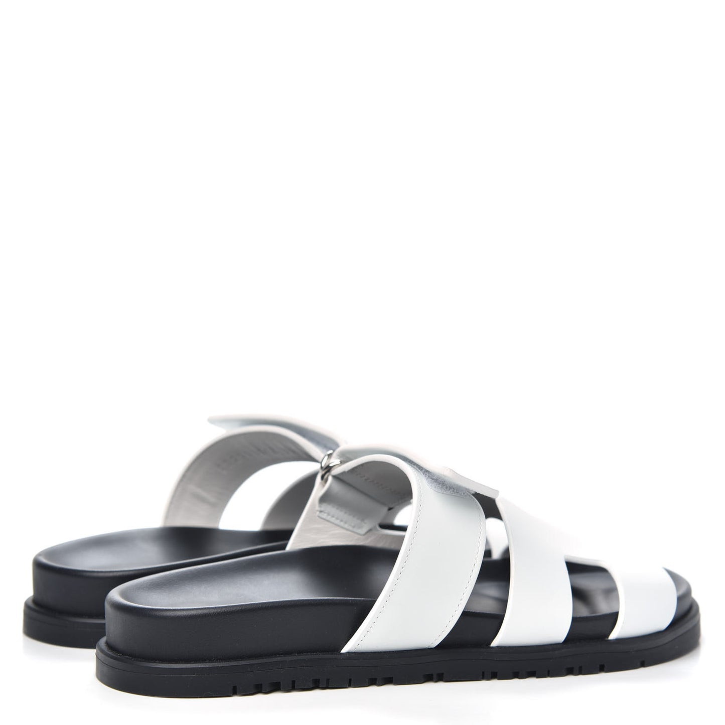 Calfskin Womens Chypre Sandals 37.5 White