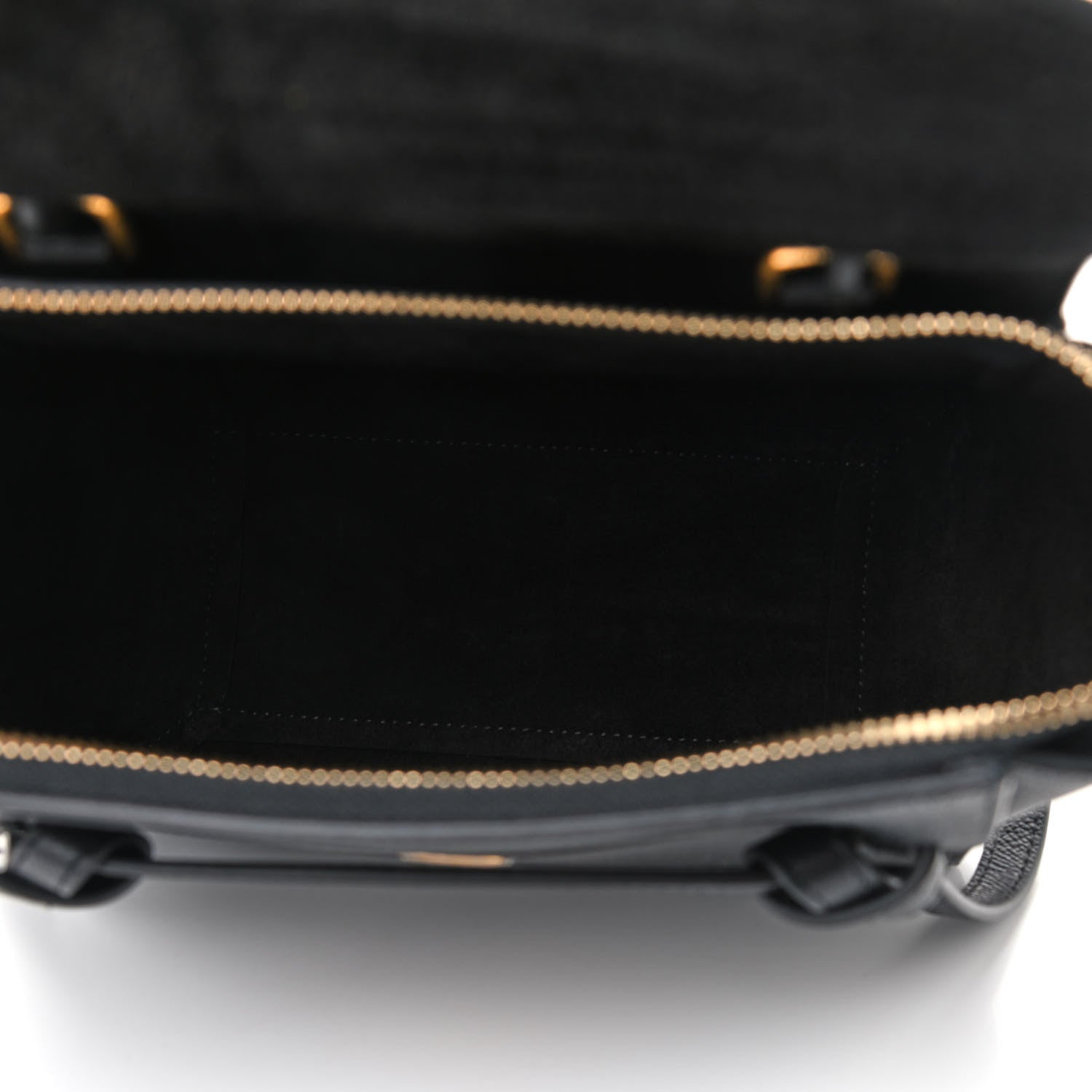 Celine Grained Calfskin Nano Belt Bag Black 5 of 8
