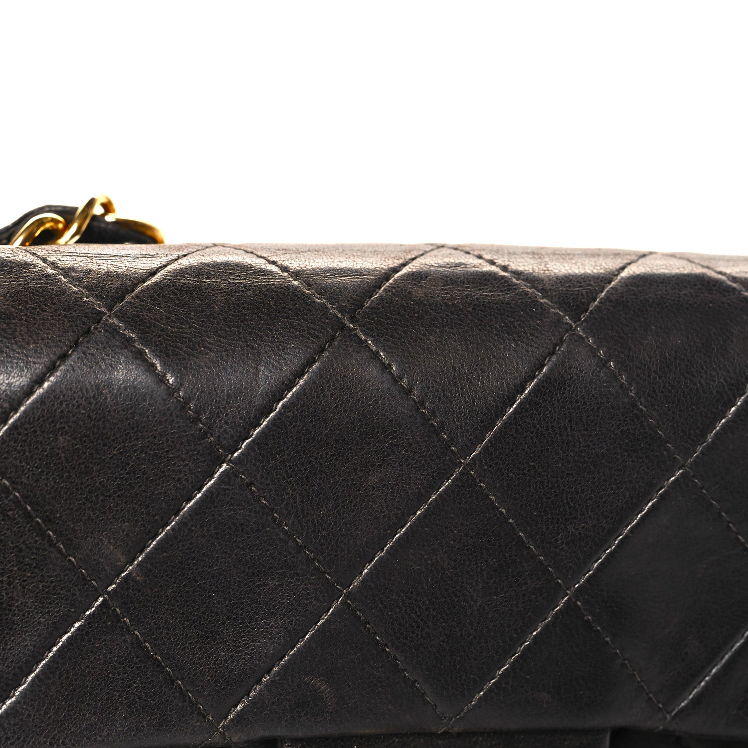 Chanel Lambskin Quilted Mini Square Flap Dark Brown 13 of 16